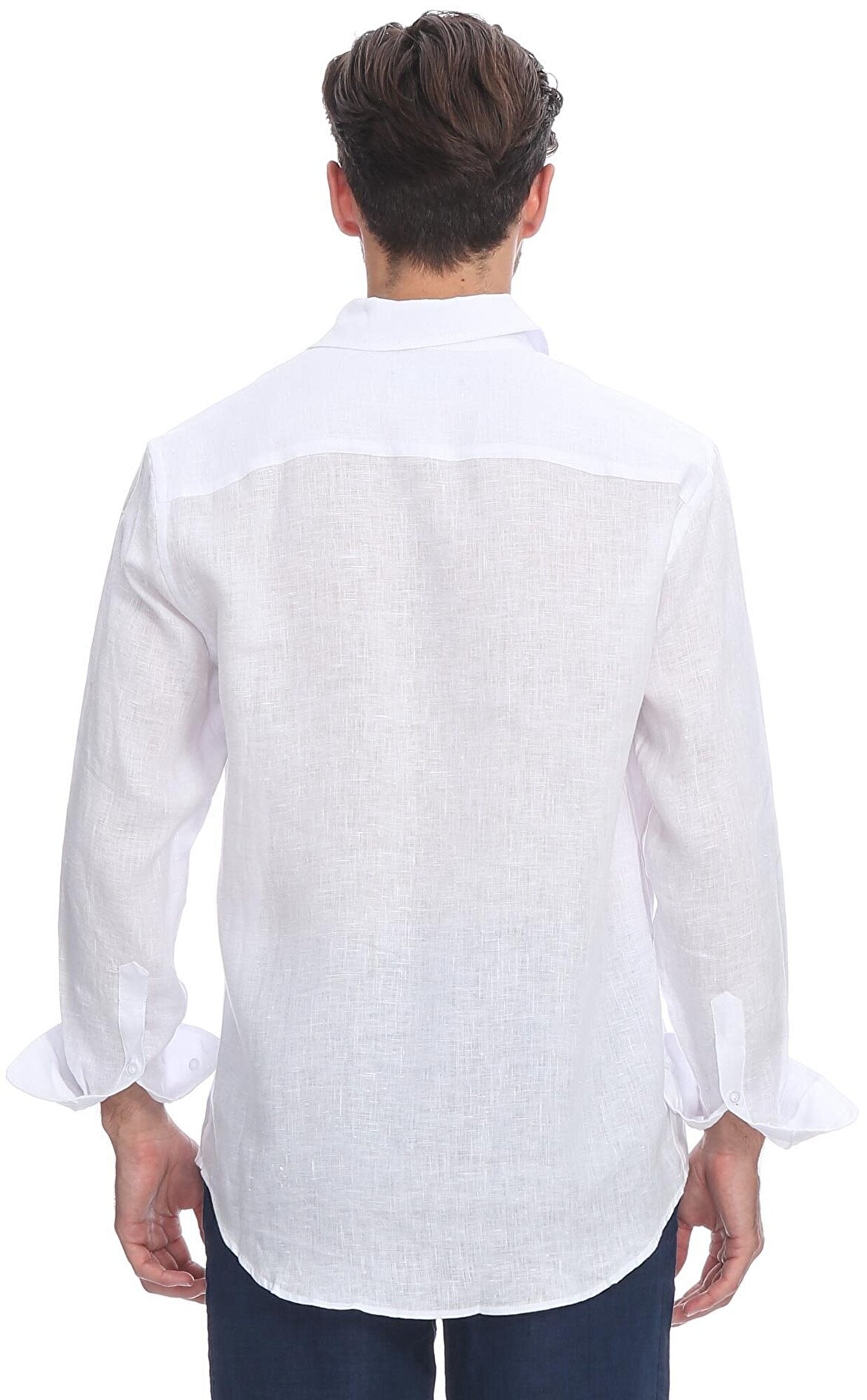 PURE LINEN SHIRT WHITE