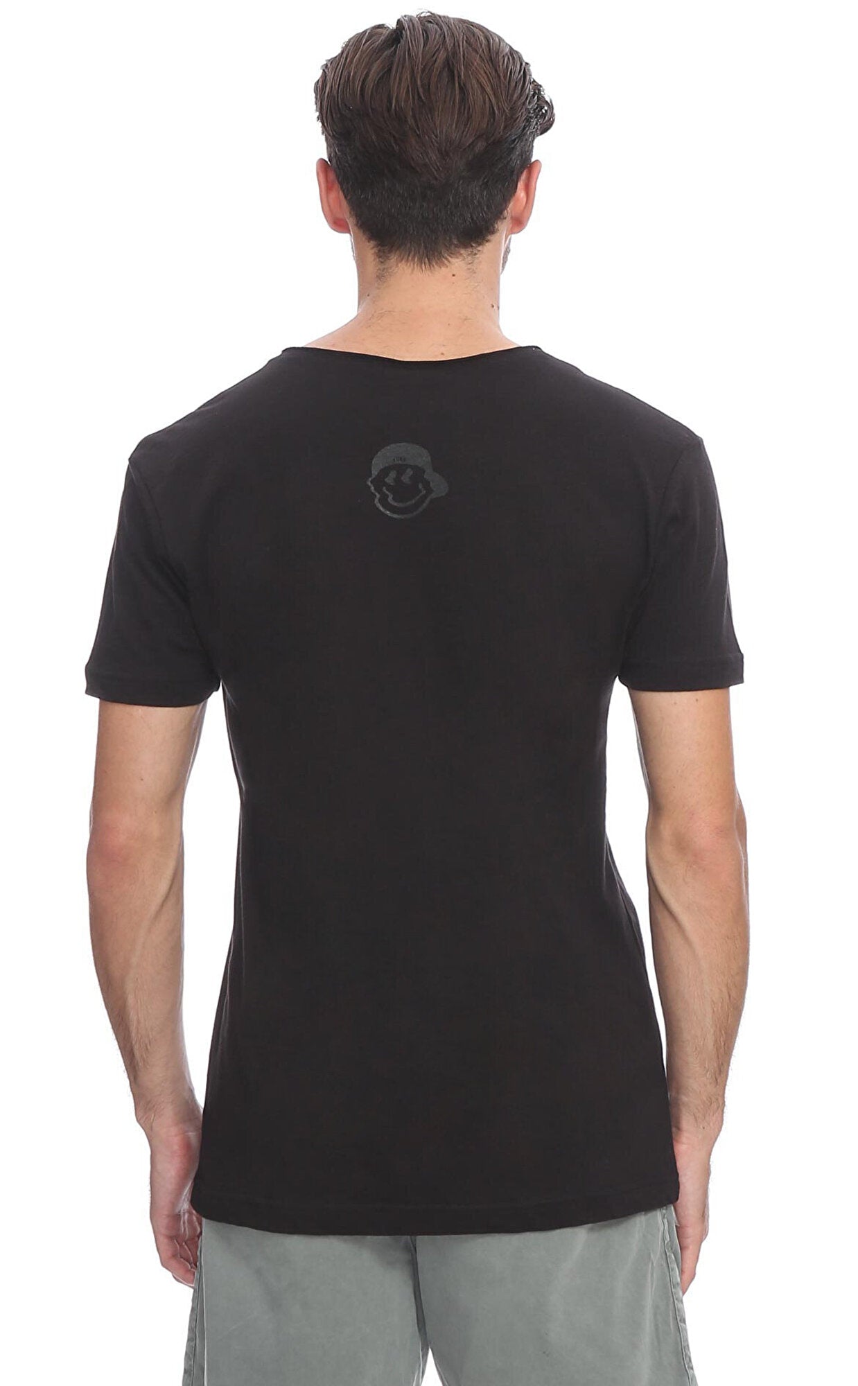 SMILEY T-SHIRT BLACK